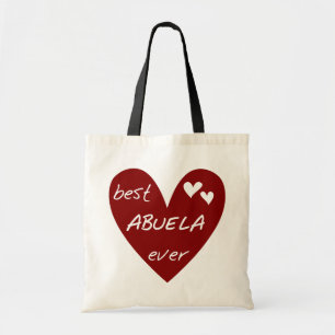 Tote Bag Le meilleurs T-shirts et cadeaux d'Abuela de coeur