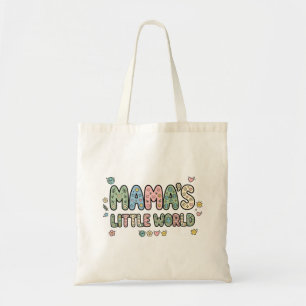 Tote Bag Le monde adorable de maman PNG - Terre pastel rétr