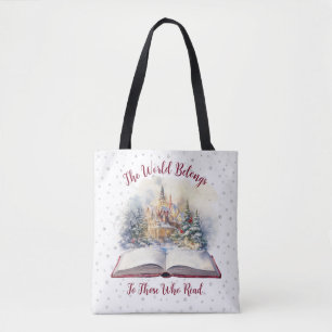 Tote Bag Le Monde Appartient À Ceux Qui Lisent Design