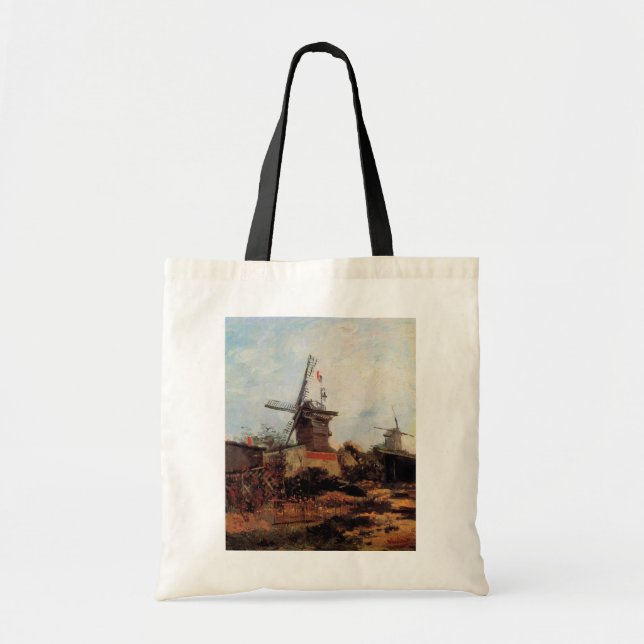 Tote Bag Le Moulin de Blute Fin par Vincent van Gogh (Devant)