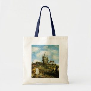 Tote Bag Le Moulin de la Galette par Vincent van Gogh