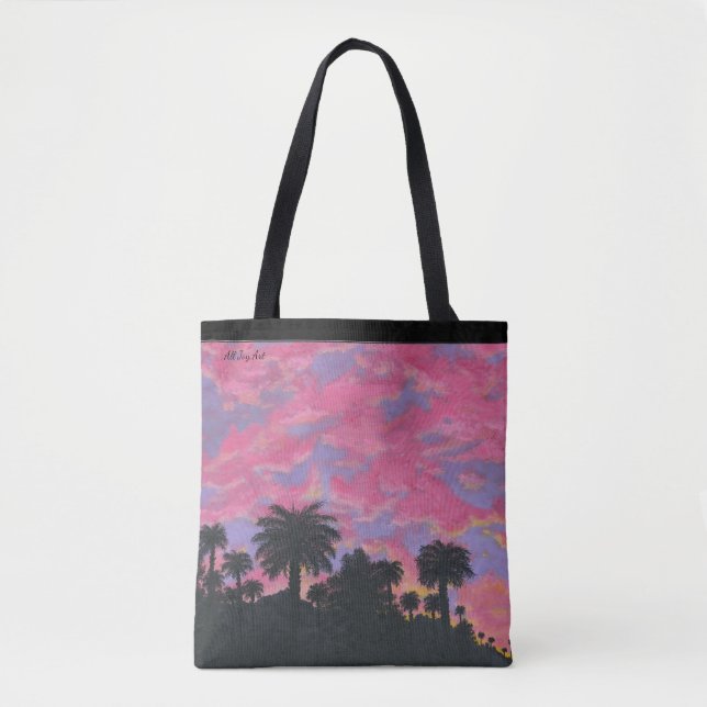 Tote Bag "Le paradis rose" Fourre-tout par All Joy Art (Devant)