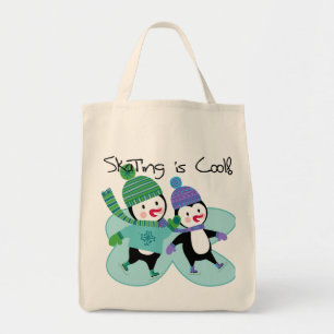 Tote Bag Le patinage de pingouins est frais