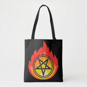 Tote Bag Le pentagrame ardant