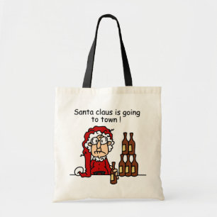 Tote Bag Le Père Noël va en ville