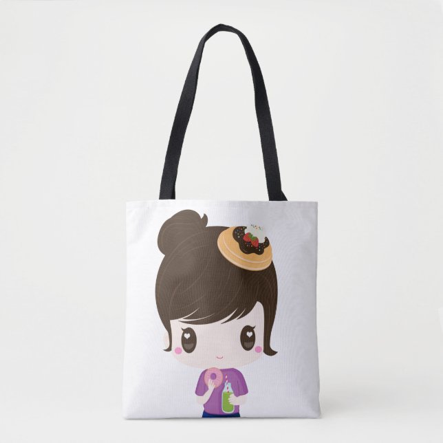 Tote Bag Le Petit Déjeuner Aussi.Sac fourre-tout (Devant)