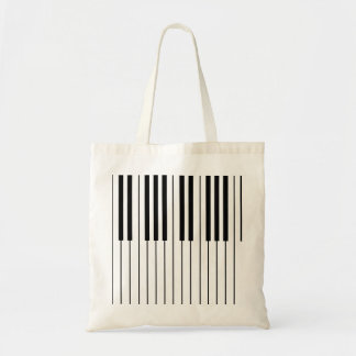 Tote Bag Le piano verrouille blanc et noir ens ivoire