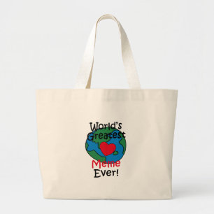 Tote Bag Le plus grand coeur de Meme du monde