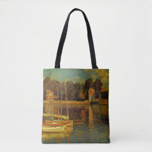 Tote Bag Le Pont à Argenteuil par Claude Monet