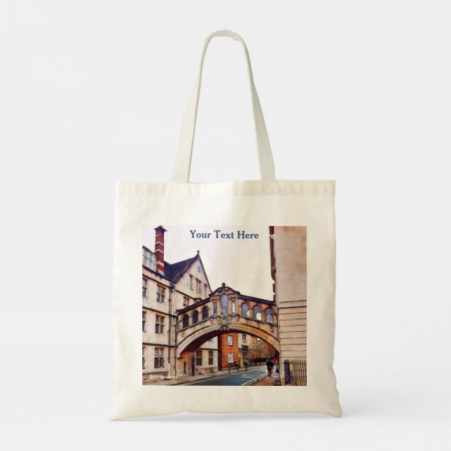 Tote Bag Le Pont des Soupirs - Oxford (Dos)