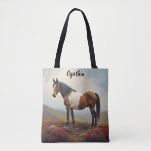 Tote Bag Le ponton sur une mare