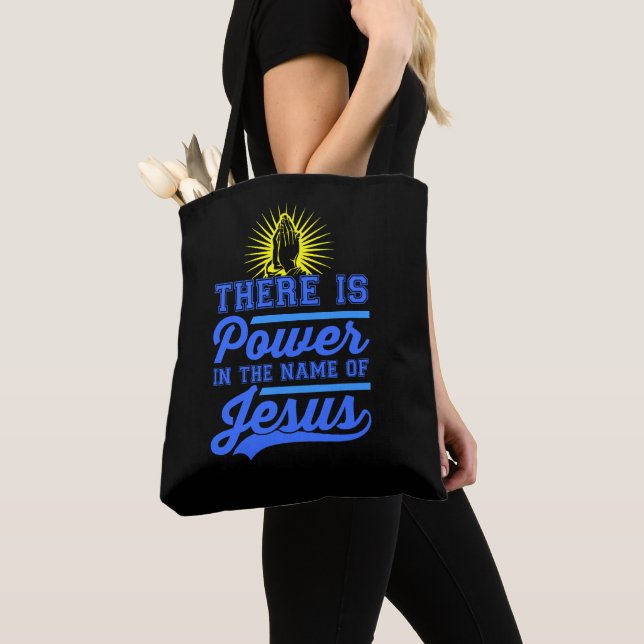 Tote Bag Le pouvoir au nom de Jésus (De près)