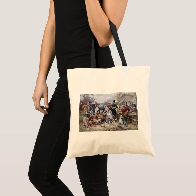 Tote Bag Le premier Thanksgiving de Jean Ferris c. 1912 (Devant (produit))
