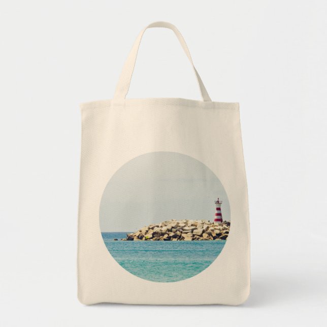 Tote Bag Le Red Lighthouse Summer Fourre-tout (Devant)
