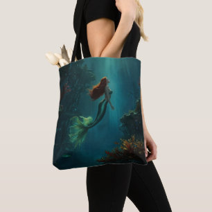 Tote Bag Le rêve d'Imaginaire de Mermaid Scène sous-marine