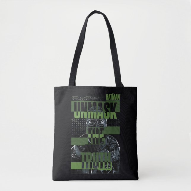 Tote Bag Le Riddler - Démasquer La Vérité (Devant)