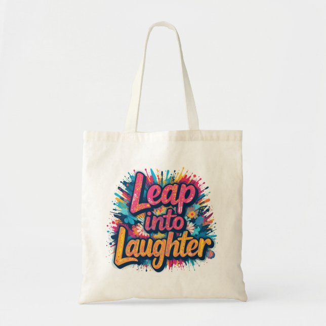 Tote Bag Le rire est contagieux (Devant)