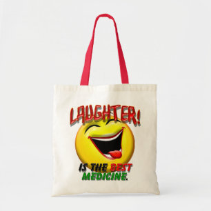 Tote Bag Le rire est la meilleure médecine
