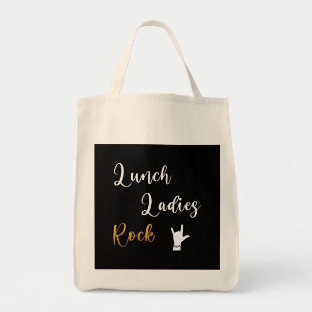 Tote Bag Le Rock des dames du déjeuner (Devant)