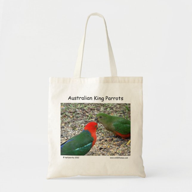 Tote Bag Le Roi australien Parrots (Devant)