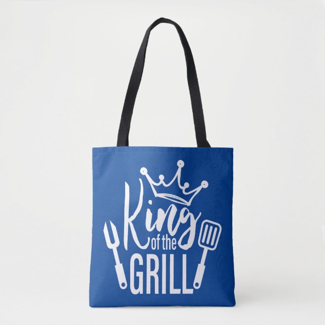Tote Bag Le roi de la typographie grill (Devant)