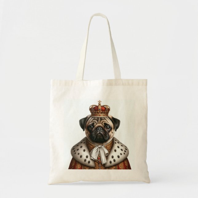 Tote Bag Le Roi de Mops (Devant)