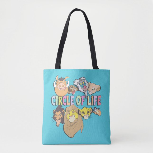 Tote Bag Le Roi Lion| Cercle de vie (Devant)