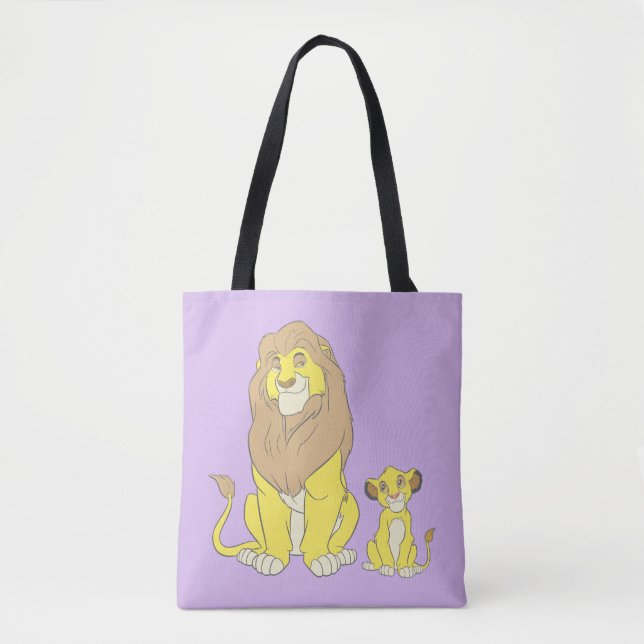 Tote Bag Le Roi Lion| Rois puissants (Devant)