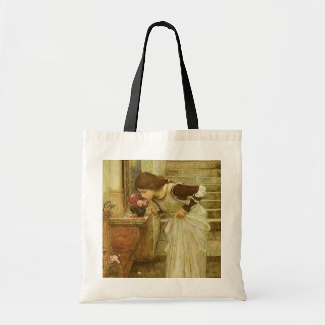 Tote Bag Le Sanctuaire de John William Waterhouse (Devant)