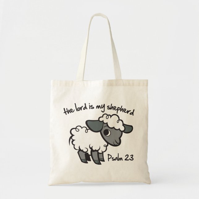 Tote Bag Le seigneur est mon berger (Devant)