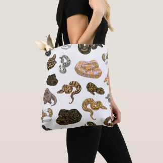 Tote Bag Le serpent de python de boule Morph le motif