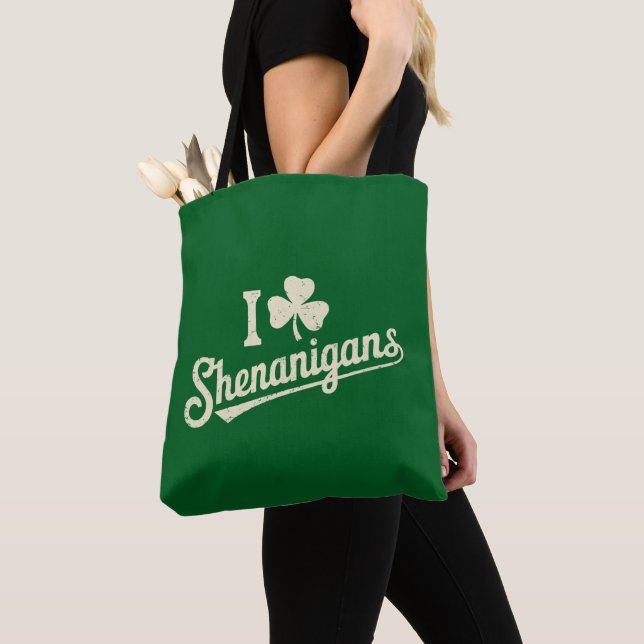 Tote Bag Le Shamrock de Green Funny Irish Patty Saint Patri (De près)
