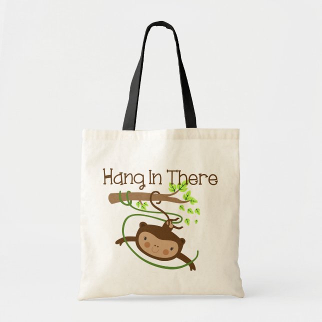 Tote Bag Le singe accroche là (Devant)