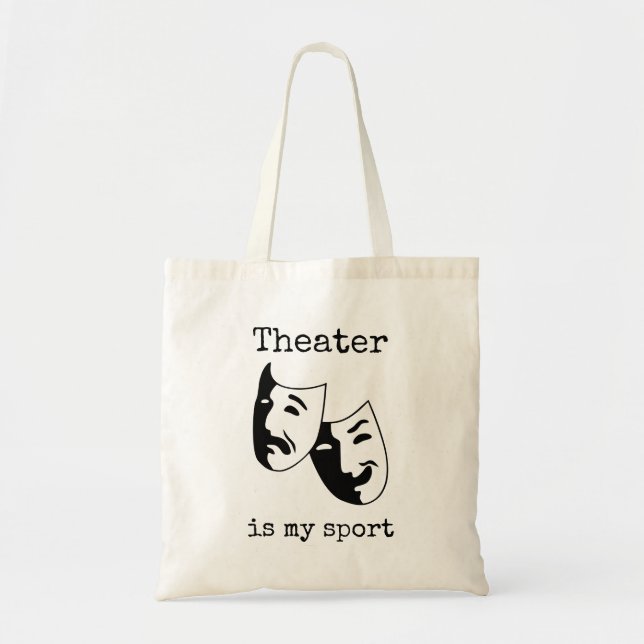 Tote Bag "Le théâtre est mon sport" (Devant)