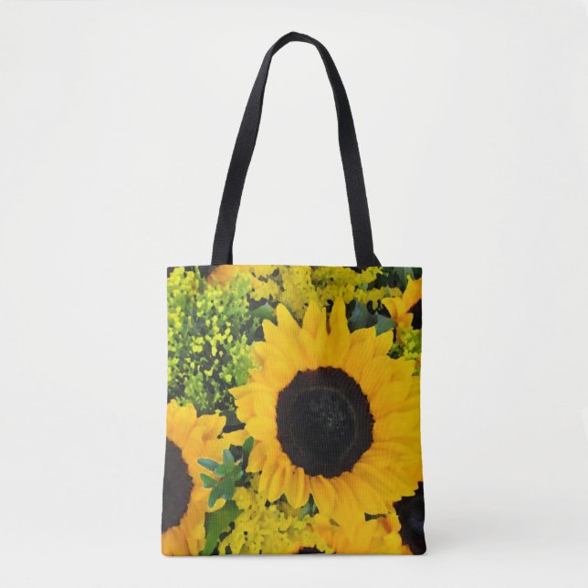 Tote Bag Le tournesol jaune (Devant)
