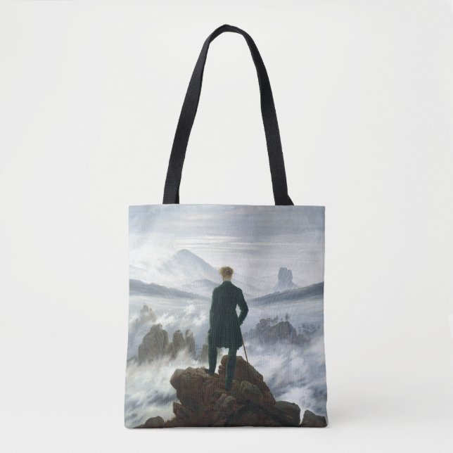 Tote Bag Le vagabond au-dessus de la mer du brouillard, (Devant)