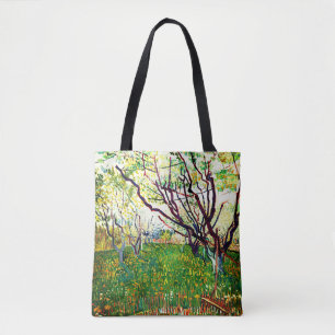 Tote Bag Le verger à fleurs (1888) par Vincent Van Gogh