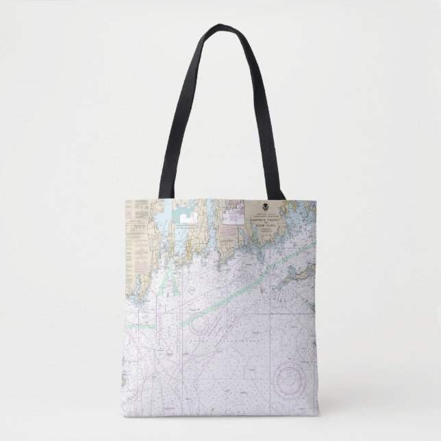 Tote Bag Le vignoble de Martha pour bloquer la carte marine