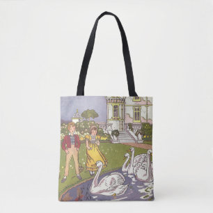 Tote Bag Le Vilain Petit Canard, Conte de Fées Vintage par