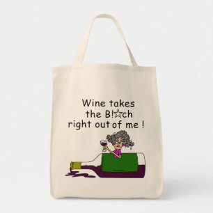 Tote Bag Le Vin M'A Mélangé