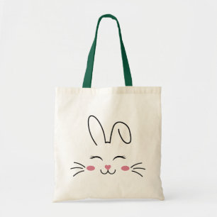 Tote Bag Le visage de lapin