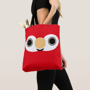 Tote Bag Le visage d'un ara macao