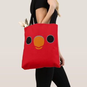 Tote Bag Le visage d'un Lori bavard