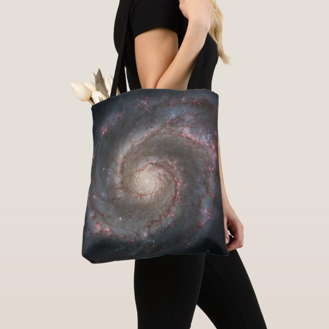 Tote Bag Le Whirlpool Galaxy M51 & Companion dans l'espace (De près)