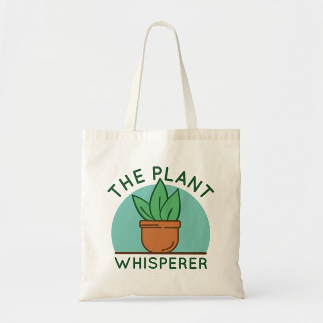 Tote Bag Le Whisperer Plante (Devant)