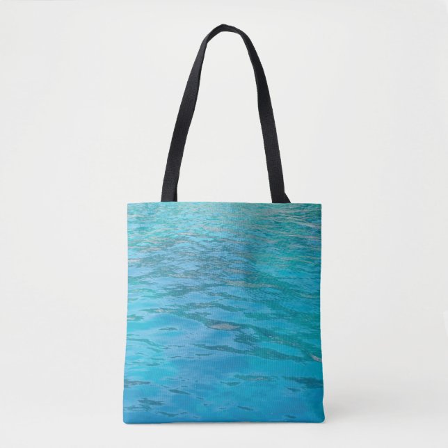 Tote Bag L'eau de turquoise (Devant)