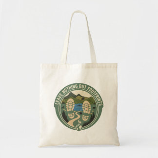 Tote Bag Leave Nothing But Footprints