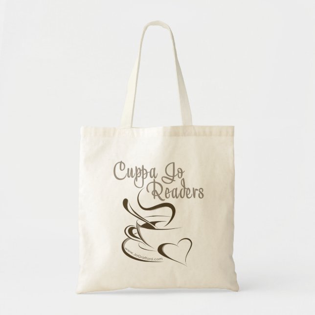 Tote Bag Lecteurs Fourre-tout de Jo de tasses de thé (Devant)