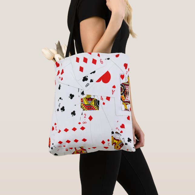 Tote Bag Lecture de la collection de cartes (De près)