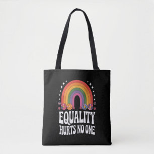 Tote Bag L'égalité ne nuit à personne Arc-en-ciel Égalité d